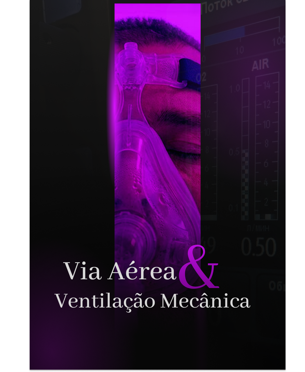 Capa da trilha Via aérea e ventilação mecânica
